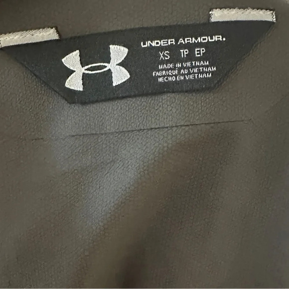 Under armour rain jacket black and grey xsmall - Picture 2 of 4